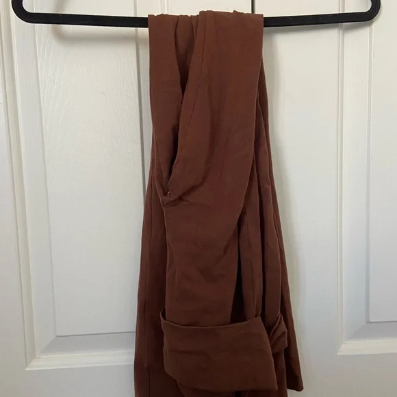 Aritzia Brown Flare Leggings - Picture 2 of 3